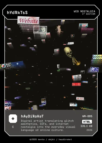 hYdRkTsS by hAyDiRoKeT, WN-005 Pento card