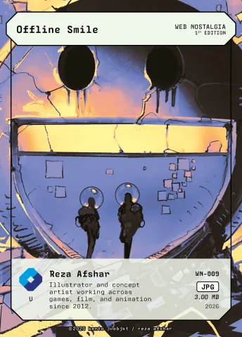 Offline Smile by Reza Afshar, WN-009 Pento card