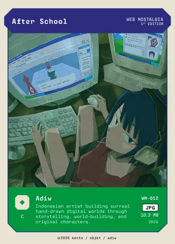 After School by Adiw, WN-012 Pento card