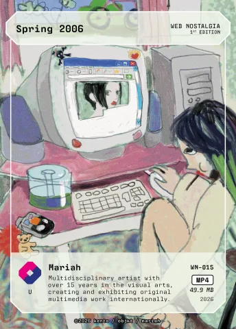 Spring 2006 by Mariah, WN-015 Pento card