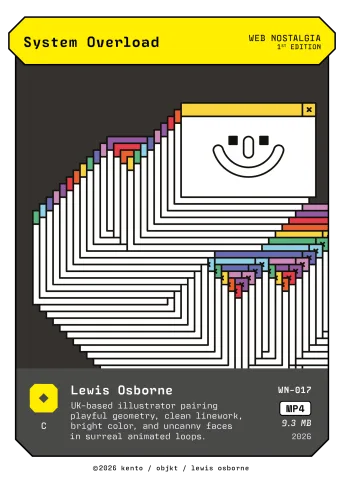 System Overload by Lewis Osborne, WN-017 Pento card