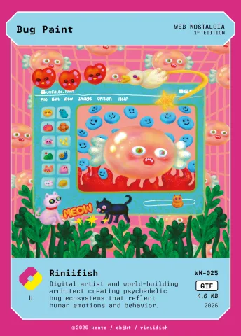 Bug Paint by Riniifish, WN-025 Pento card