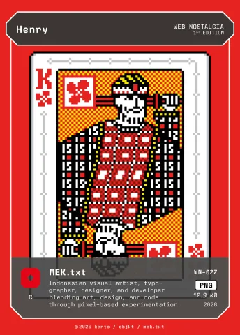 Henry by MEK.txt, WN-027 Pento card