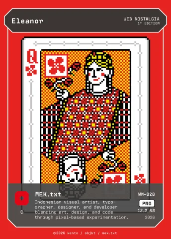 Eleanor by MEK.txt, WN-028 Pento card