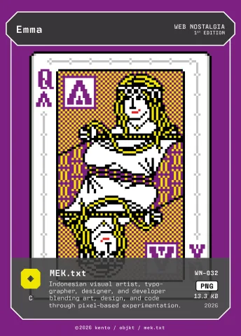 Emma by MEK.txt, WN-032 Pento card
