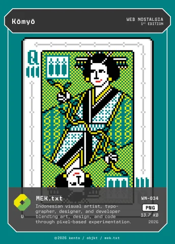 Kōmyō by MEK.txt, WN-034 Pento card