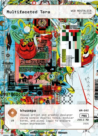 Multifaceted Tara by khwampa, WN-042 Pento card