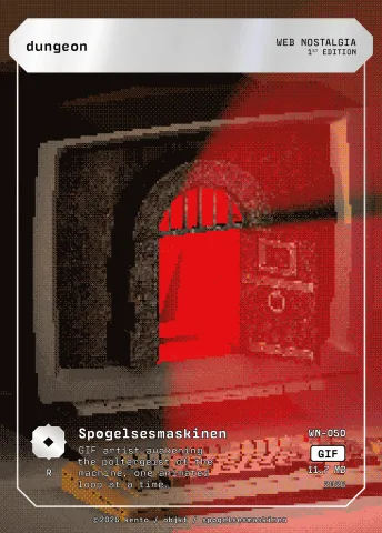 dungeon by Spøgelsesmaskinen, WN-050 Pento card