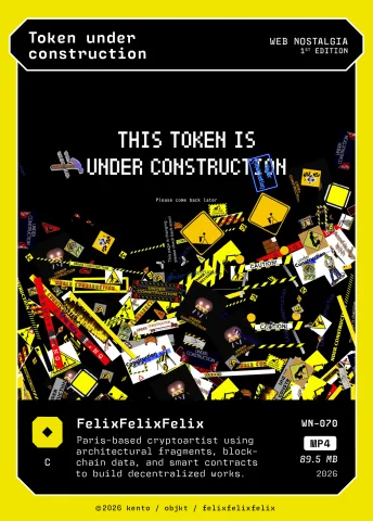 Token under construction by FelixFelixFelix, WN-070 Pento card