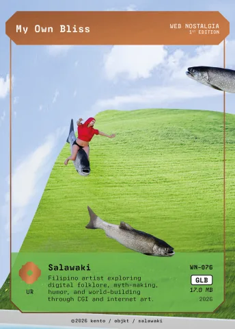 My Own Bliss by Salawaki, WN-076 Pento card