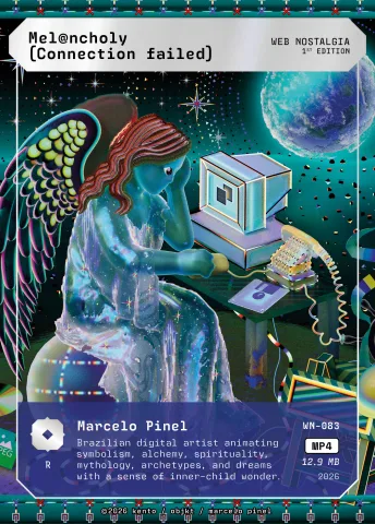 Mel@ncholy (Connection failed) by Marcelo Pinel, WN-083 Pento card