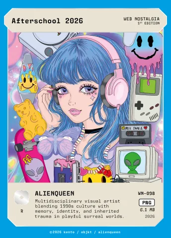 Afterschool 2026 by ALIENQUEEN, WN-098 Pento card