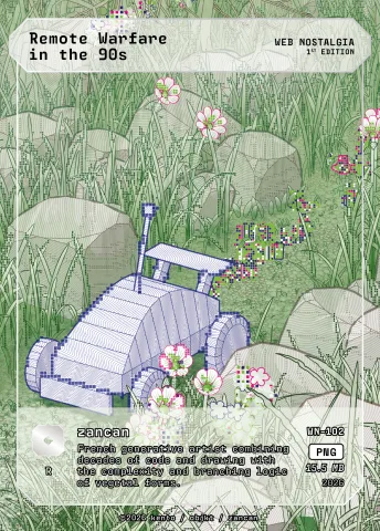 Remote Warfare in the 90s by zancan, WN-102 Pento card
