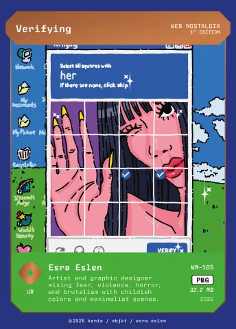 Verifying by Esra Eslen, WN-105 Pento card