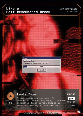 Like a Half-Remembered Dream by Louis Dazy, WN-106 Pento card